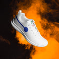 àthlon La Italia™ Shoes - Uomo: sneaker bianca con “I” stilizzata blu sul fianco e logo sulla linguetta.
