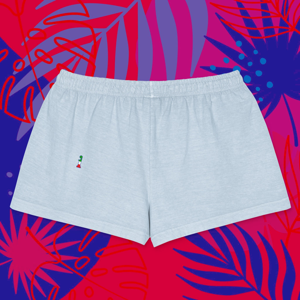 Bum-Bum Foemina Shorts La Italia™ celestial - back | very light blue women's premium shorts | La Italia™ italian fashion | La Italia

