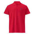 Polo La Italia™ Rosso - fronte | polo italiana premium unisex rosso | Wear Your Best Version | La Italia
