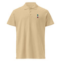 Polo La Italia™ Sabbia - fronte | polo italiana premium unisex sabbia | Wear Your Best Version | La Italia
