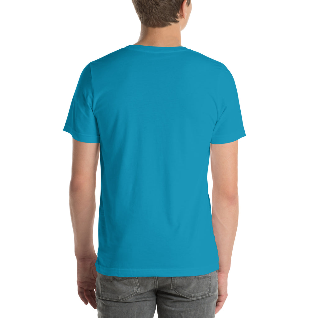 T-Shirt La Italia™ Big Logo Acqua - retro 2 | t-shirt italiana premium unisex acqua | La Italia
