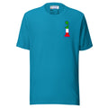 T-Shirt La Italia™ Big Logo Acqua - fronte | t-shirt italiana premium unisex acqua | Wear Your Best Version
