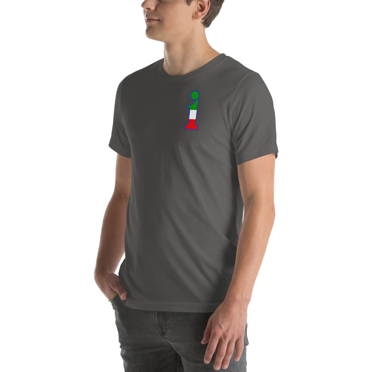 T-Shirt La Italia™ Big Logo - Asphalt