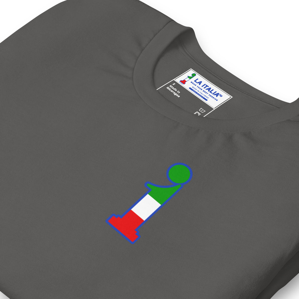 T-Shirt La Italia™ Big Logo - Asphalt