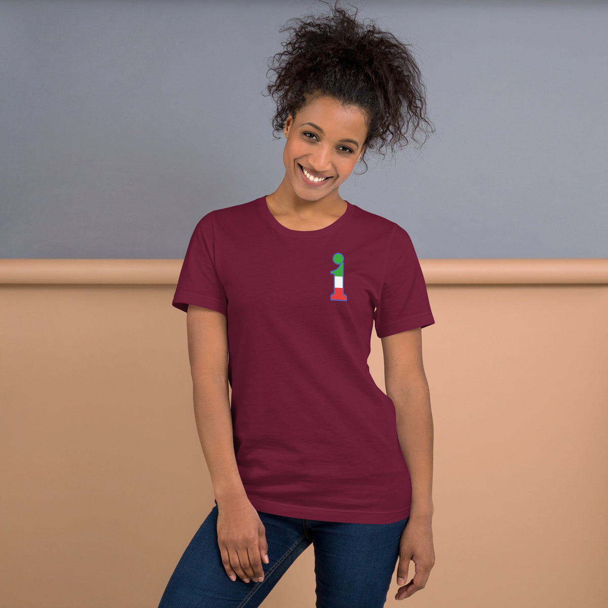 T-Shirt La Italia™ Big Logo - Marrone