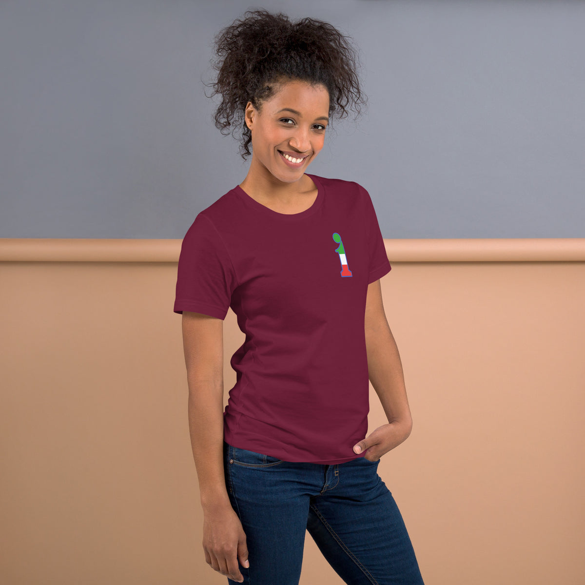 T-Shirt La Italia™ Big Logo - Marrone