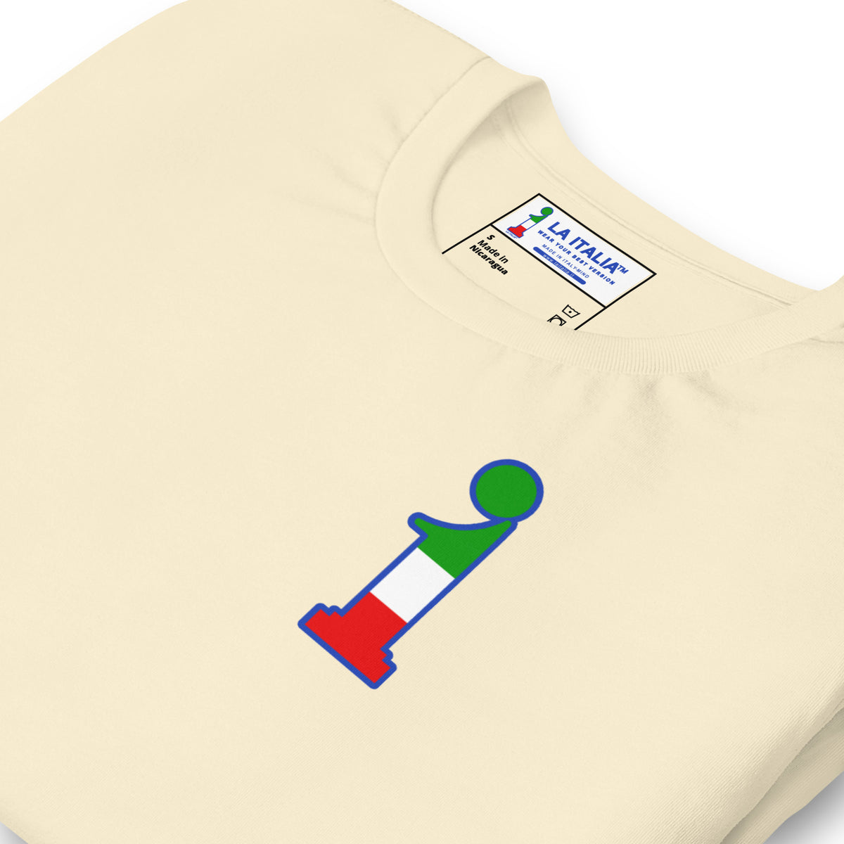 T-Shirt La Italia™ Big Logo - Fibra Naturale