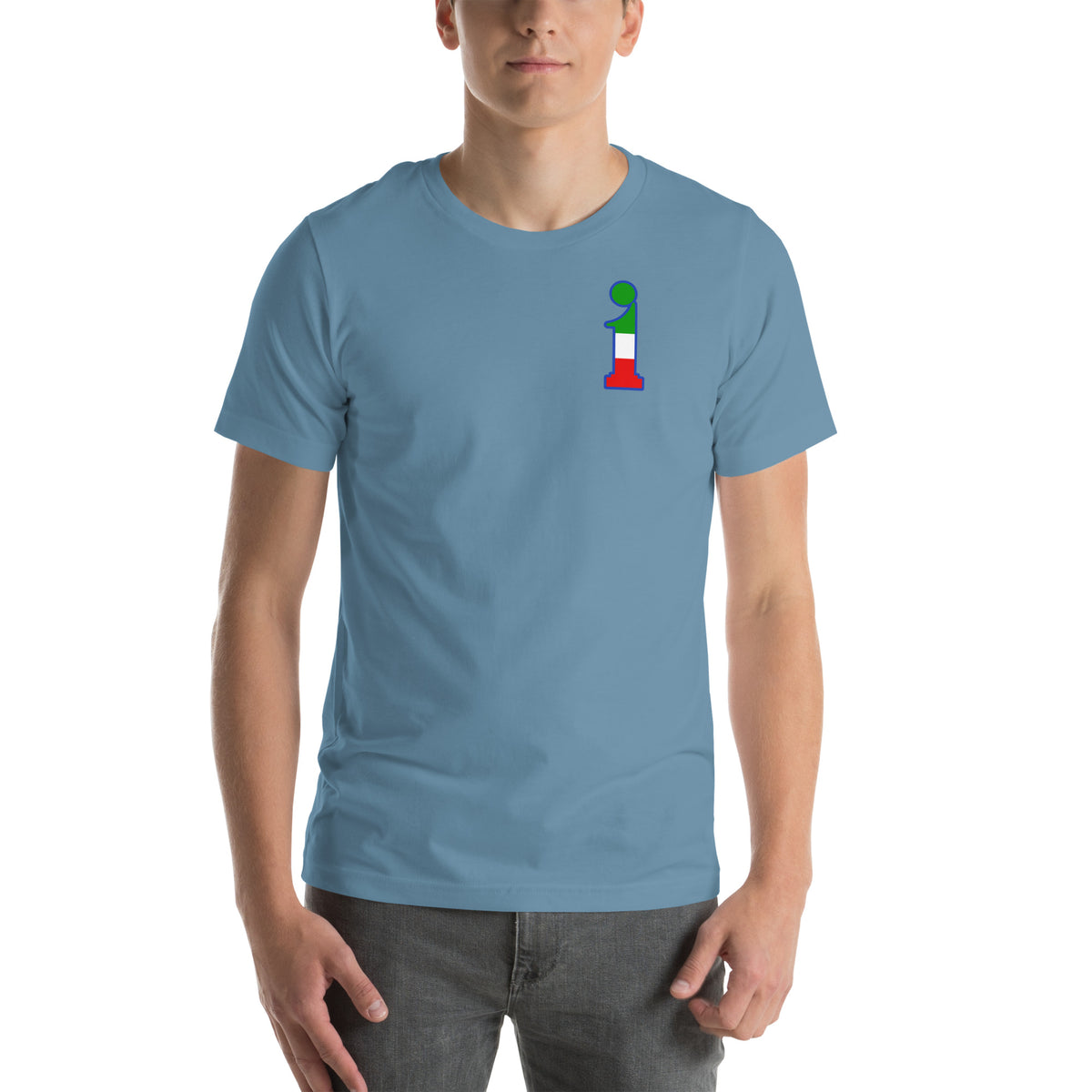 T-Shirt La Italia™ Big Logo - Acciaio