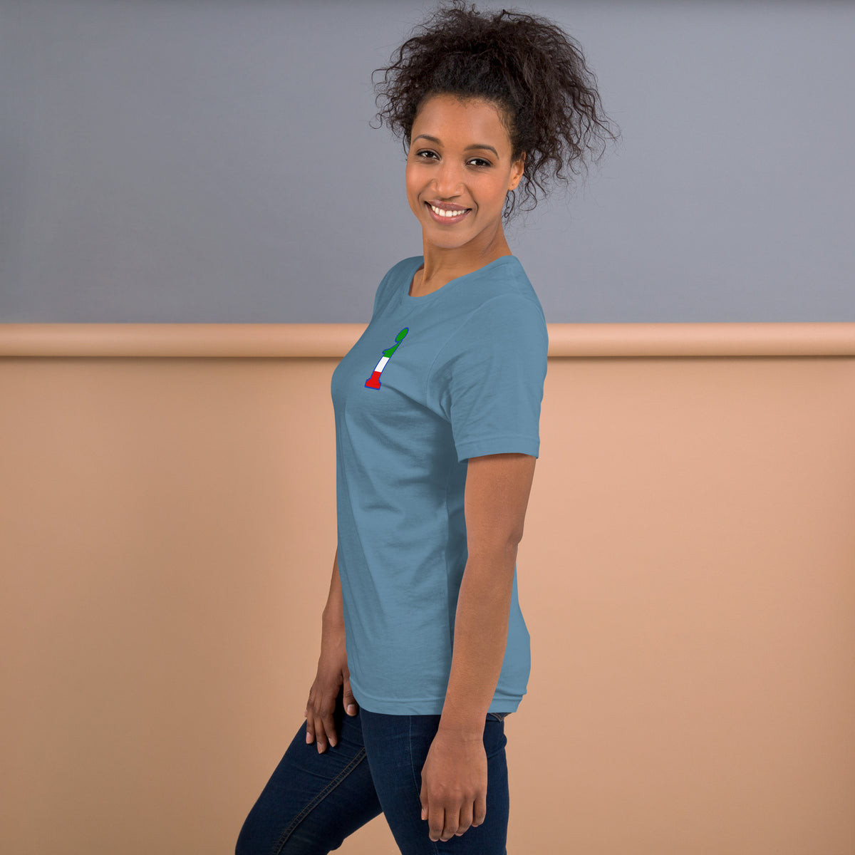 T-Shirt La Italia™ Big Logo - Acciaio