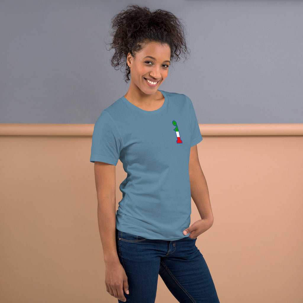 T-Shirt La Italia™ Big Logo - Acciaio