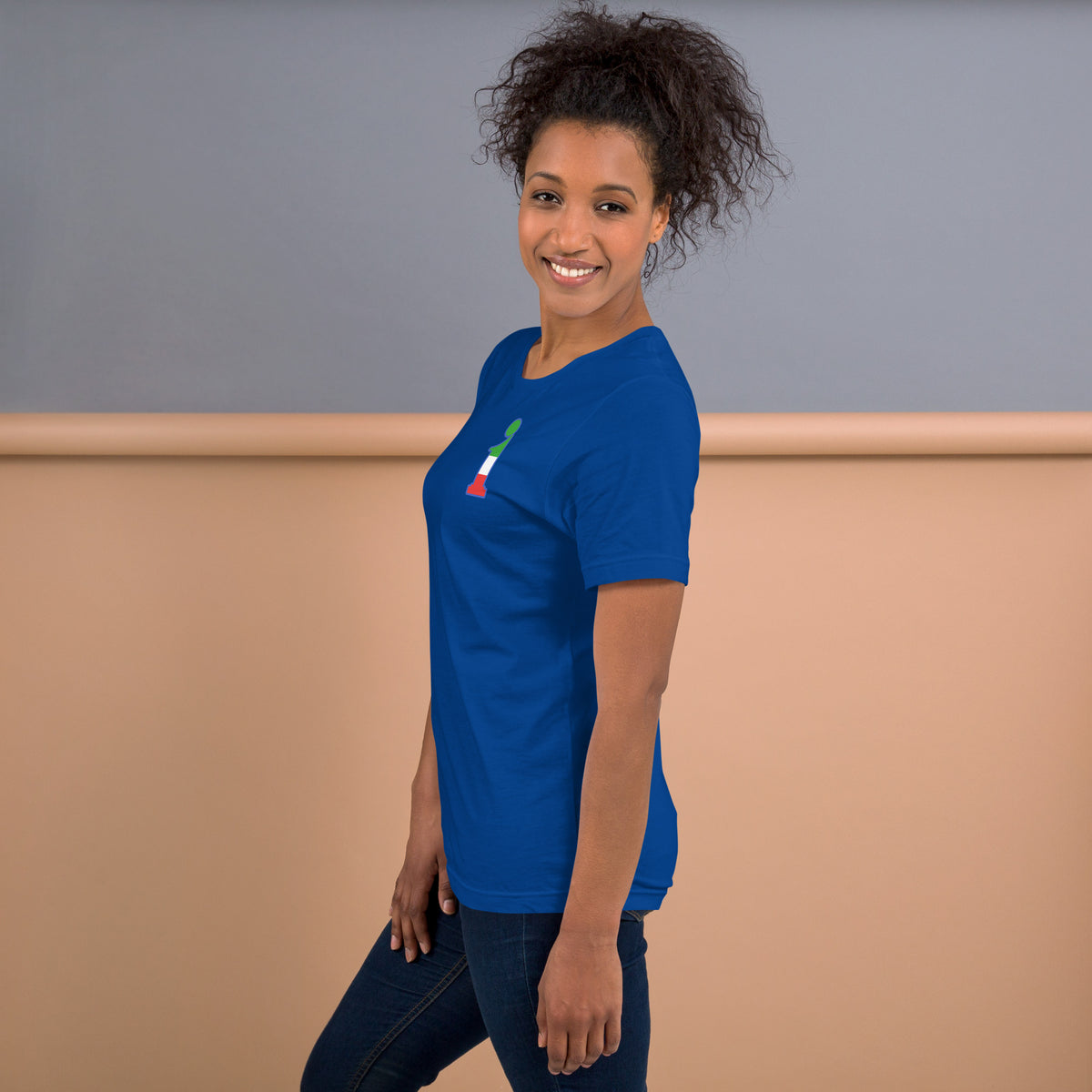 T-Shirt La Italia™ Big Logo - Blu Regale