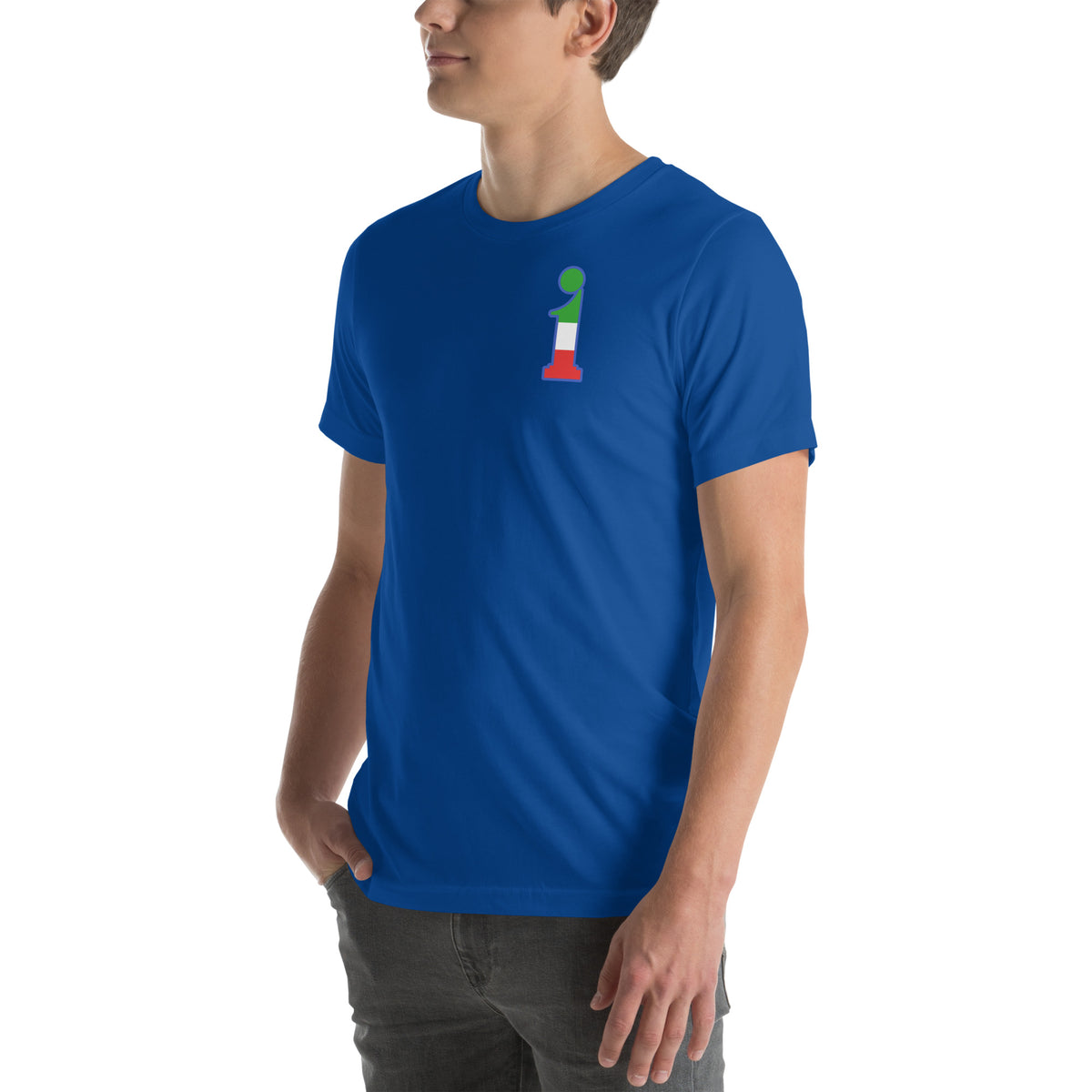 T-Shirt La Italia™ Big Logo - Blu Regale