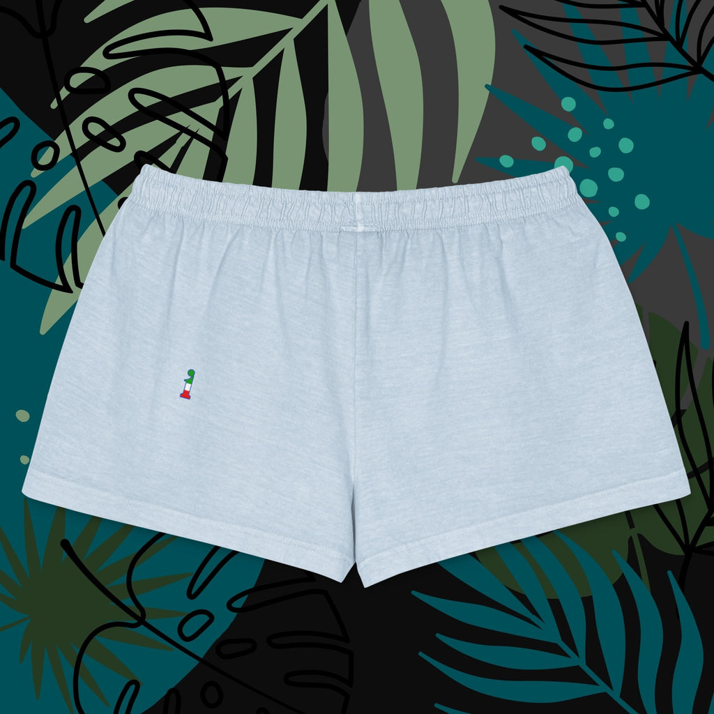 Bum-Bum Foemina Shorts La Italia™ celestial - back | very light blue women's shorts rear view | italian premium beachwear fashion | La Italia
